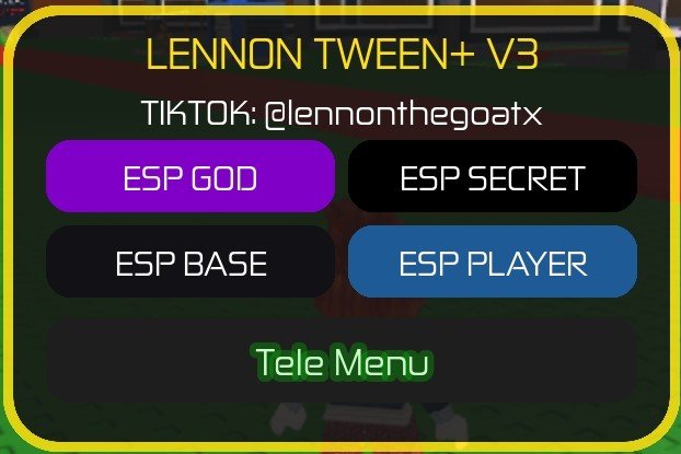 Steal A Brainrot Script By Lennon Hub, Ativar Teleguiado, ESP Player, ESP God, ESP Secret, ESP Base