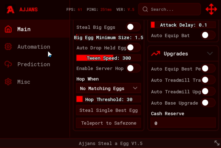 Steal An Egg Script NO Key – God Mode, Fly, Auto Steal & Auto Farm